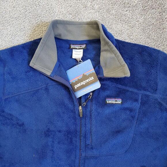Patagonia Jacket Mens Extra Large Blue Gray fleece Regulator R2 Alpine Polartec - Picture 3 of 15